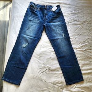 NEW STS Blue Caroline Straight Leg 10" High Rise Jeans Size 32